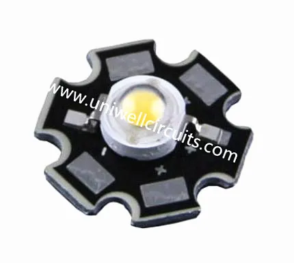 Hliníkový základný obvod čiernej spájkovacej masky