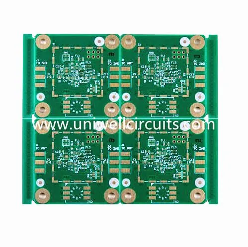 4 PCB Rogers Green Solder Mask